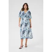 Kaffe Vestido 'Jasmin' azul claro / preto / branco