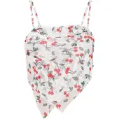 Mymo Top 'Spring Summer' verde / vermelho / branco