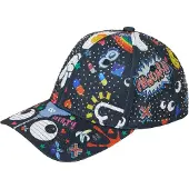 MyMo Pop Boné 'Pop Eyetheme' azul claro / amarelo / preto / branco