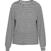 Usha Pullover preto / branco