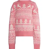 Mymo KIDS Pullover 'Mimo' rosa claro / branco