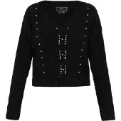 Faina Pullover preto / branco