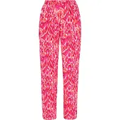Mymo Calças rosa escuro / branco