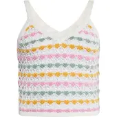 Ebeeza Top amarelo / menta / rosa / branco lã