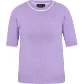 Faina Pullover lavanda / branco