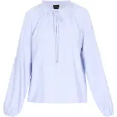Dreimaster Klassik Blusa azul pastel
