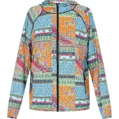 Usha Casaco meia-estação azul claro / amarelo pastel / menta / laranja