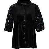Faina Blusa preto
