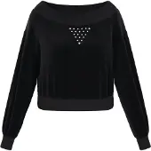 Faina Sweatshirt 'Fashion Look' preto / prata