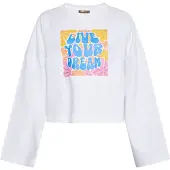 Ebeeza Sweatshirt azul / amarelo / rosa / branco
