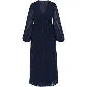 Faina Vestido azul noturno