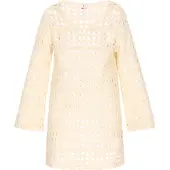 IZIA Vestido de malha 'Fashion Look' creme