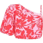 IZIA Top rosa / vermelho claro