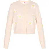 Mymo Casaco de malha bege / amarelo / offwhite