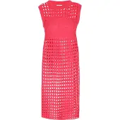 IZIA Vestido de praia vermelho