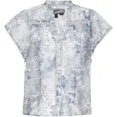 Dreimaster Blusa azul claro / mistura de cores