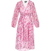 Dreimaster Vestido cor-de-rosa / pó / rosa claro / branco