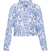 Dreimaster Blusa azul real / branco