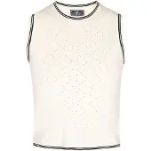 Dreimaster Maritim Top de malha 'Nautical' preto / offwhite