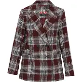 MyMo ROCKS Blazer castanho ferrugento / cinzento claro / preto