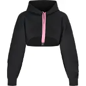 Mymo Sweatshirt 'Back To School' rosa claro / preto