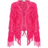 Ebeeza Casaco de malha rosa