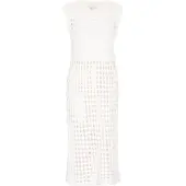 IZIA Vestido de praia offwhite