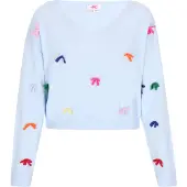 Mymo Pullover navy / azul claro / amarelo / vermelho