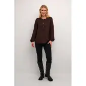 Kaffe Blusa 'KAEllen' mocha