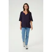 Kaffe Blusa 'KA Mona' roxo escuro