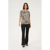 Kaffe Pullover 'Liz' bege / preto