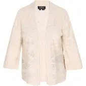 Usha Casaco de malha 'Fashion Look' offwhite