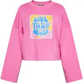 Ebeeza Sweatshirt azul / amarelo / rosa
