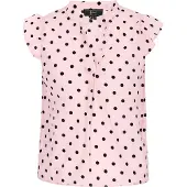 Faina Blusa 'Fashion Look' rosé / preto