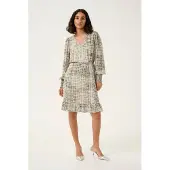Kaffe Vestido 'Trinike' bege / cinzento claro