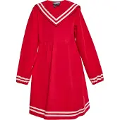 Dreimaster Vestido vermelho / branco