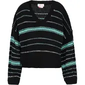 IZIA Pullover turquesa / preto