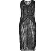 IZIA Vestido de malha 'Fashion Look' preto