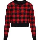 MyMo ROCKS Pullover vermelho / preto