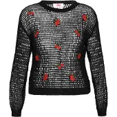 Mymo Pullover vermelho / preto