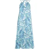 IZIA Vestido navy / azul claro / verde / branco