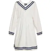 Dreimaster Vestido marinho / branco