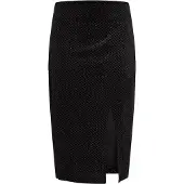 Faina Saia ouro / preto