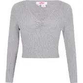 Mymo Pullover 'Comfy' acinzentado