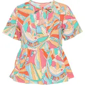 Usha Blusa mistura de cores