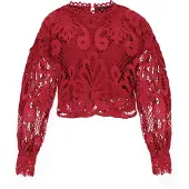 Faina Blusa vermelho escuro