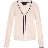 Dreimaster Klassik Casaco de malha nude / preto