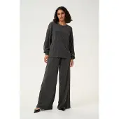 Kaffe Blusa 'KA Olga' cinzento escuro
