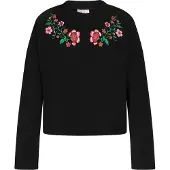 IZIA Sweatshirt 'Boho' amarelo / verde / cor-de-rosa / preto