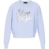 Faina Sweatshirt 'Fashion Look' azul claro / ouro